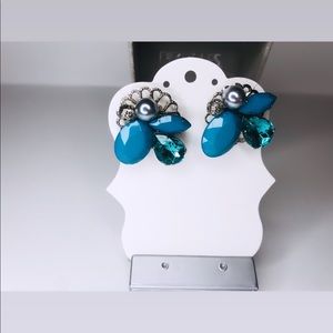 Gem & Pearl Statement Earrings